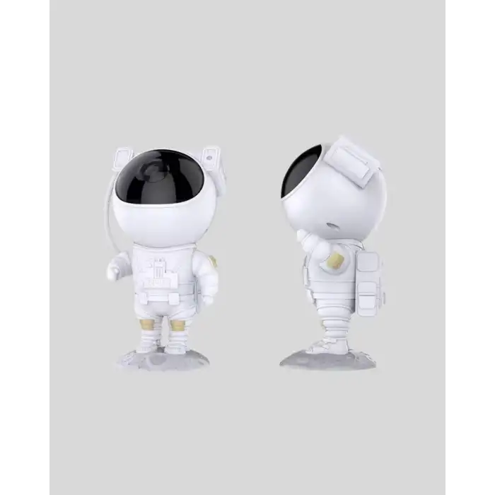 Bluetooth Müzikli Astronot Projeksiyon Lambası Yıldız ve Ay Efektli