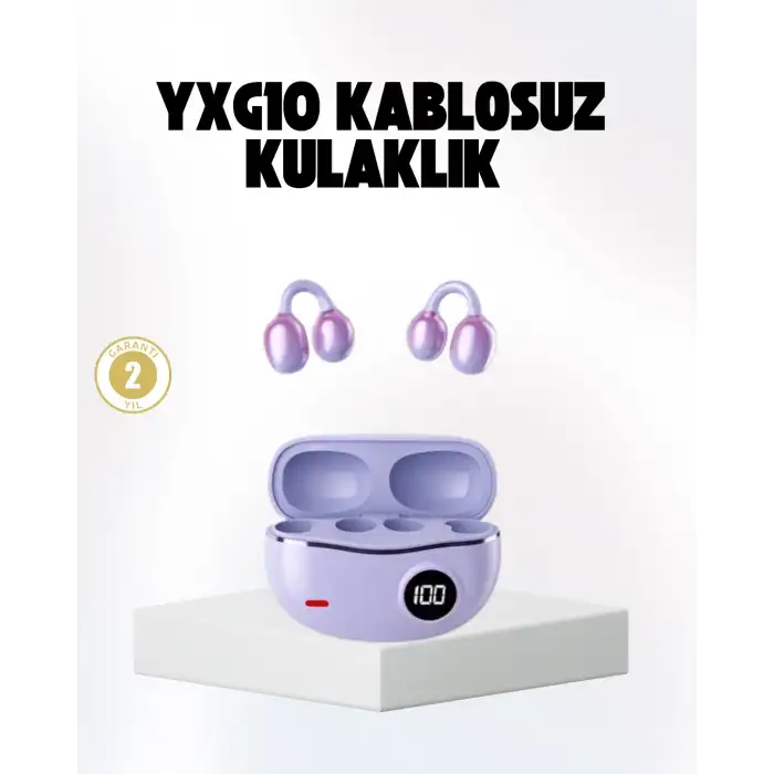 Bluetooth YXG10 Kulak Arkası Tasarım Cilt Dostu Silikon Hafif Yapı