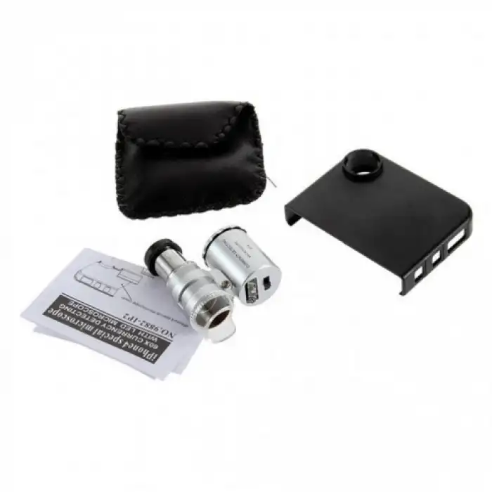 -Cep Telefonu Mikroskopu 60x Iphone 4 İçin No: 9882-ip2