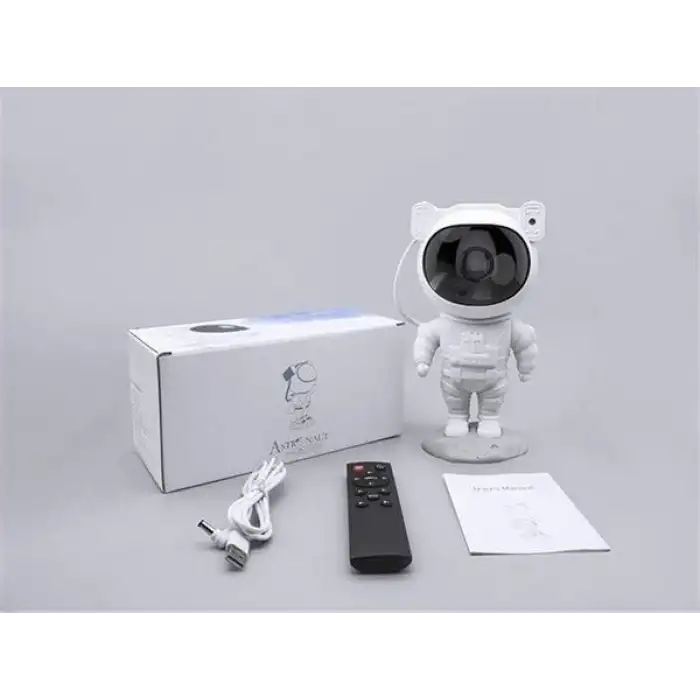 Çocuklara Özel Projeksiyon Astronot Lamba Speaker Sevimli