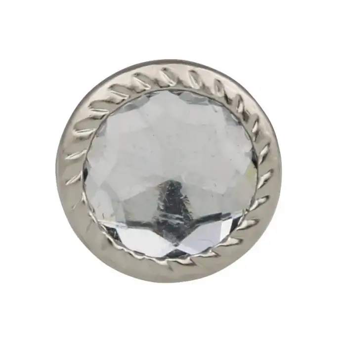 Dekoratif Parlak Taşlı Kabara Raptiye 17 Mm - 50
