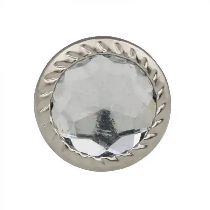 Dekoratif Parlak Taşlı Kabara Raptiye 17 Mm - 500