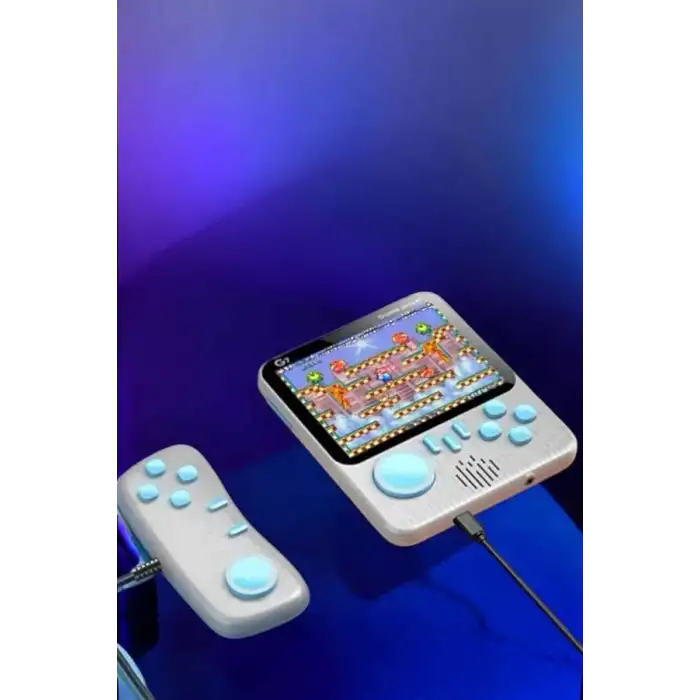 El Atarisi 3.5 inç Ekran Çift Konsol 666 Adet Retro Oyun Gamepad