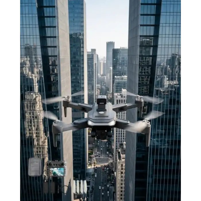 GPS ve Engel Sensörlü Katlanabilir Drone Uzun Uçuş Süresi ve Stabil Görüntüleme Teknolojisi
