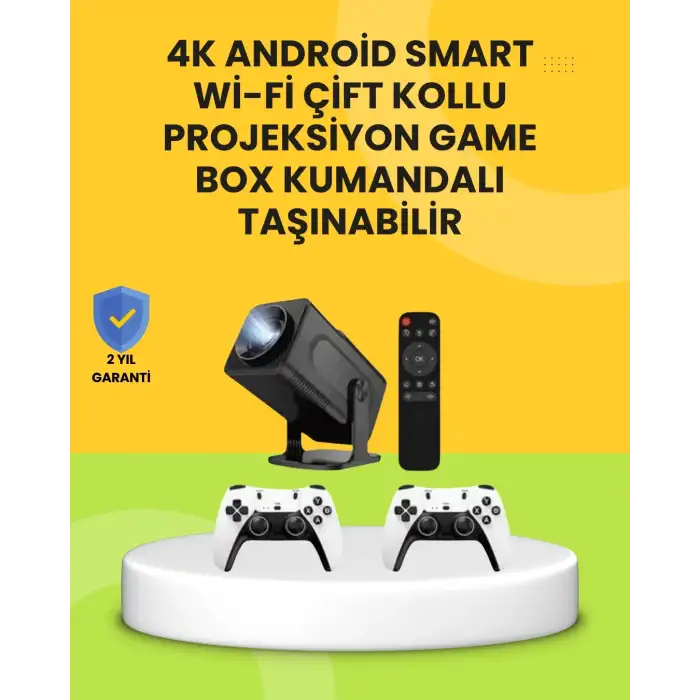 HCS350pro Android 11 İşletim Sistemli Mini Projektör
