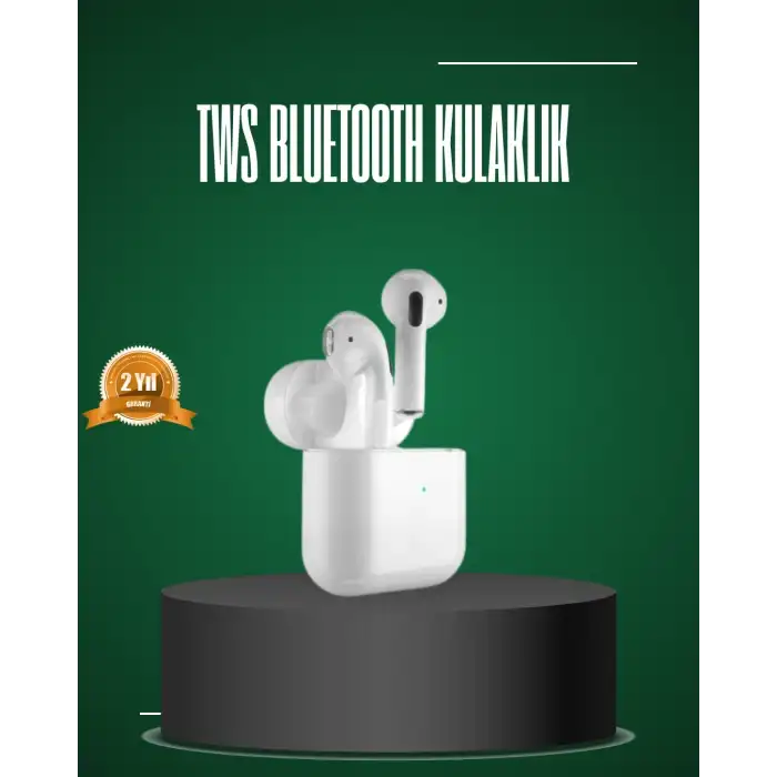 iPhone Pro ve Pro Max Uyumlu TWS Bluetooth Kulaklık Gürültü Engelleyici