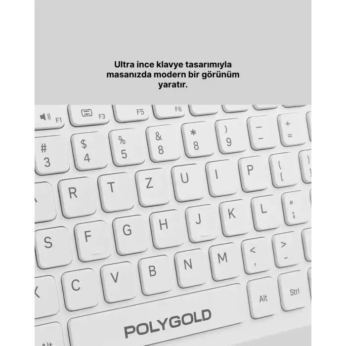 Kablosuz Klavye Mouse Takımı - Ergonomik, Sessiz ve Enerji Tasarruflu