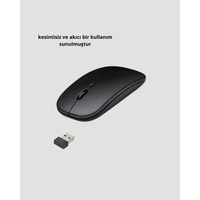 Kablosuz  Mouse –  Ayarlanabilir, Ergonomik