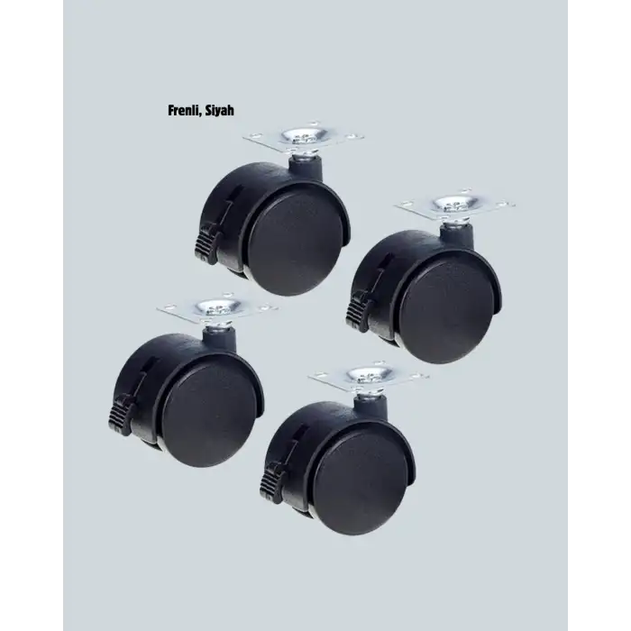 Kilitli Mini Tekerlek Ayak 4 cm 4’lü Set