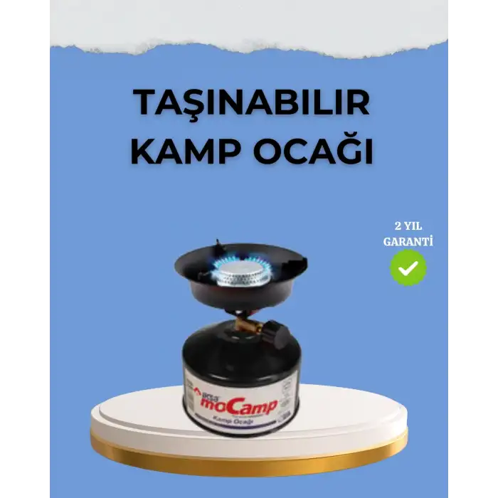 Kompakt ve Hafif Kamp Ocağı Seti Gaz Tüplü