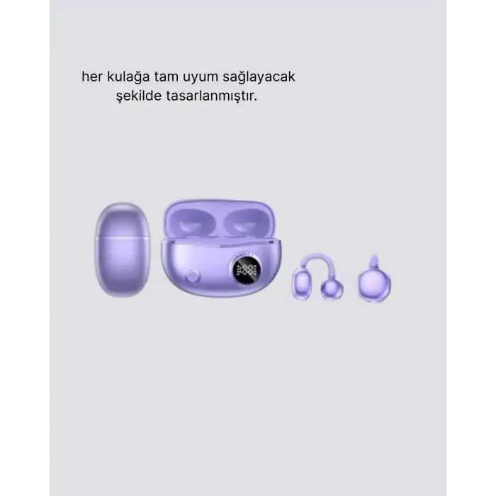 Kulak Arkası Klipsli Bluetooth Kulaklık YXG10 Silikon Malzemeli Ergonomik