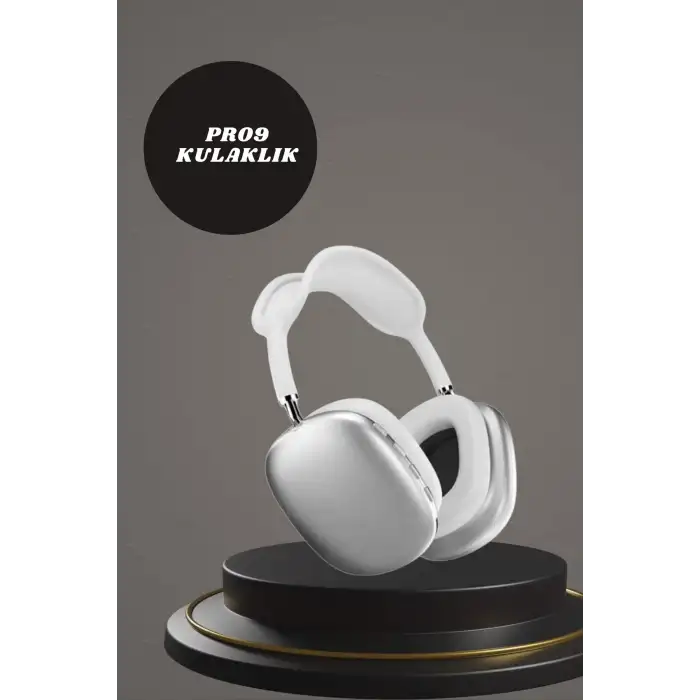 Kulak Üstü P9 Kablosuz Bluetooth Kulaklık ve 7 Kordonlu Akıllı Saat