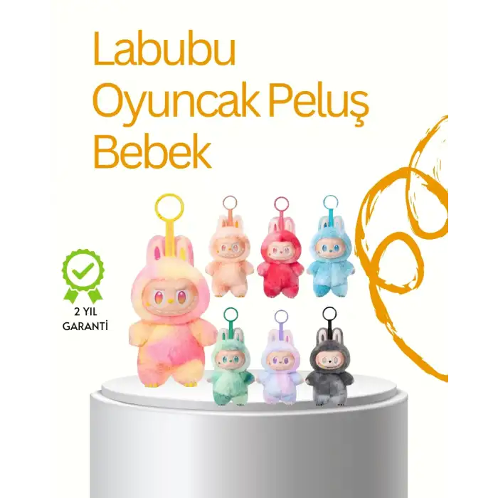 Kutu Paketli Labubu Oyuncak – Renk  Gönderim