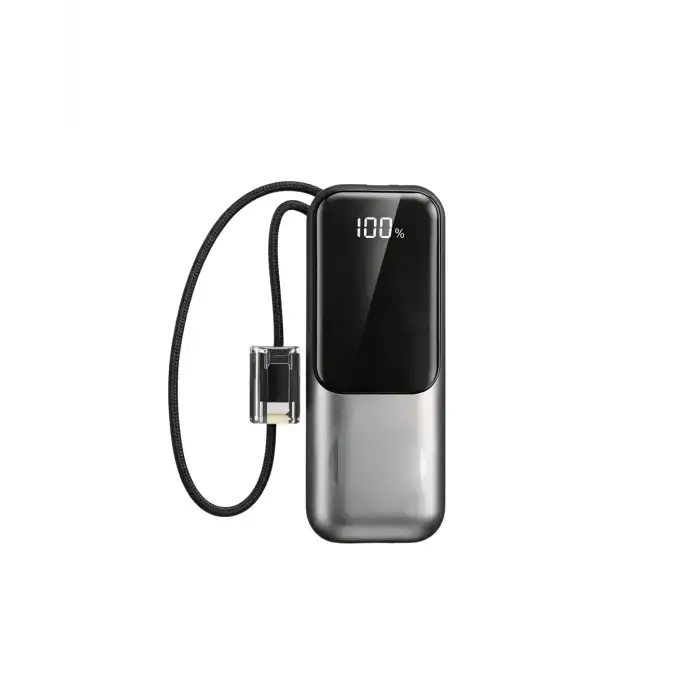 LED Ekranlı Süper Fast Charge Özellikli Mini Powerbank