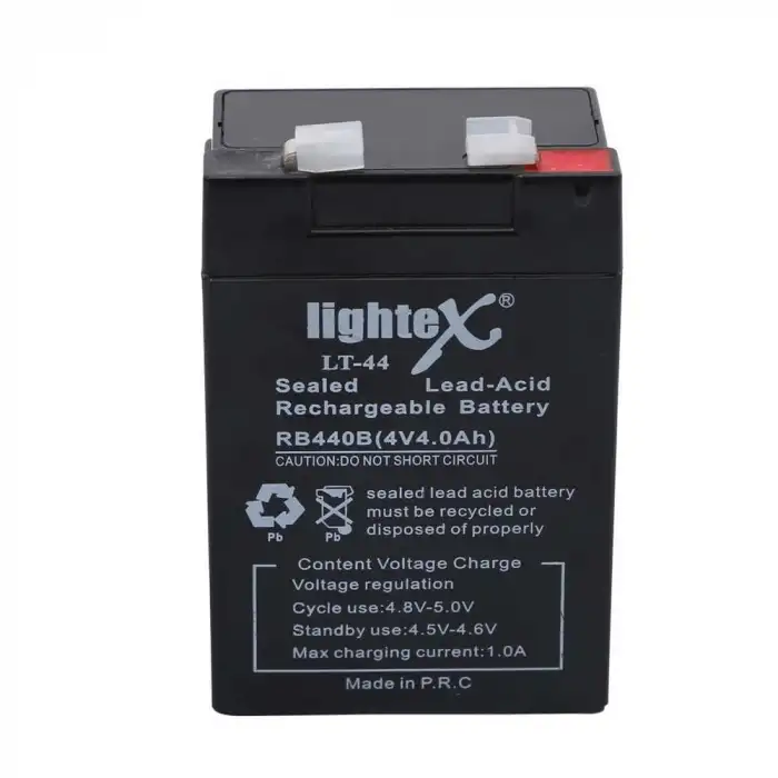 Lightex Lt-44 4v 4.0ah Işıldak Fener Aküsü