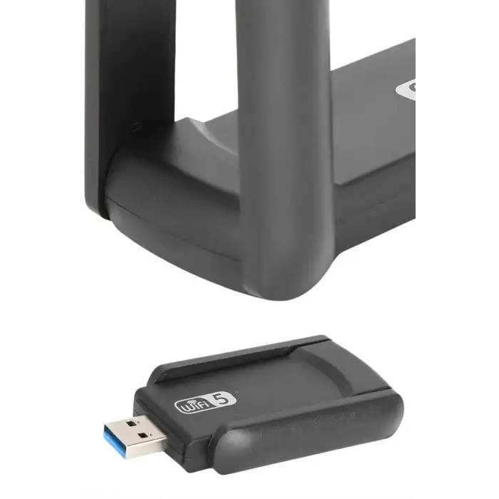 Mbps Wifi Alıcı Kablosuz Wifi Adaptörü Çift Band Çift Antenli