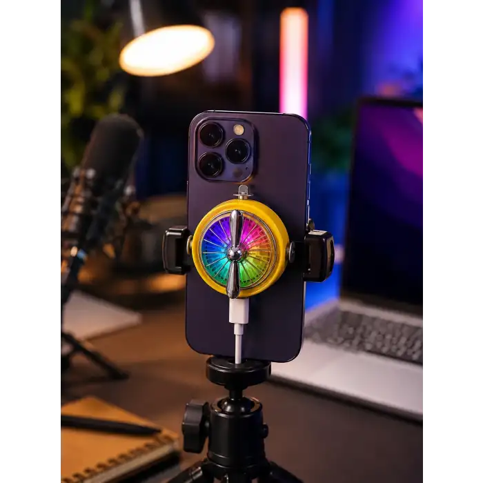 Mobil lar İçin RGB Işıklı Telefon Soğutucu