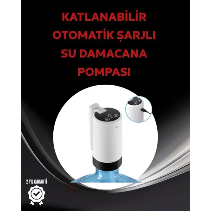 Otomatik Şarjlı Daana Pompası Ev Ofis Kamp Kullanım