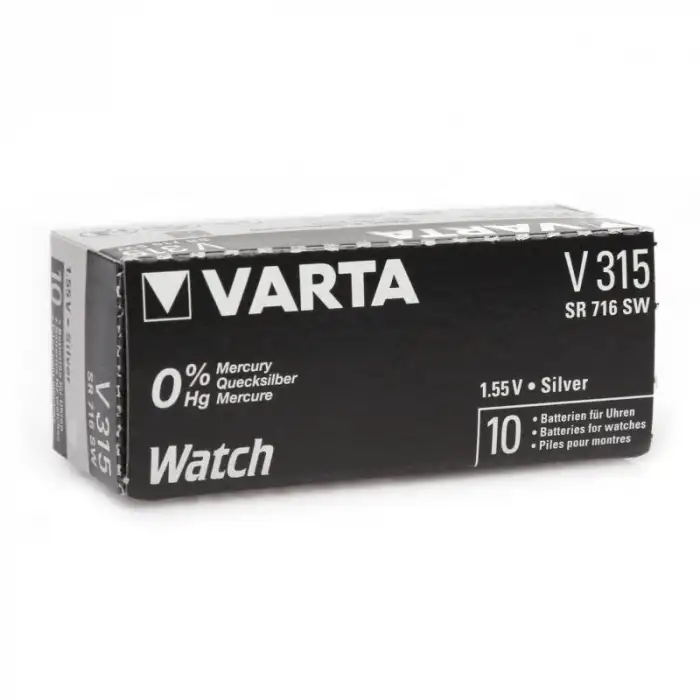 Renata 315 Sr716sw 1.55v Alkalin Saat Pili 10 Adet