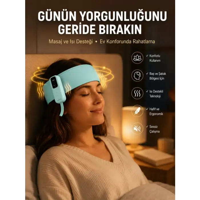Sıkıştırmalı Baş Masaj Aleti Ev Tipi Konforlu Masaj Deneyimi Yeni Nesil