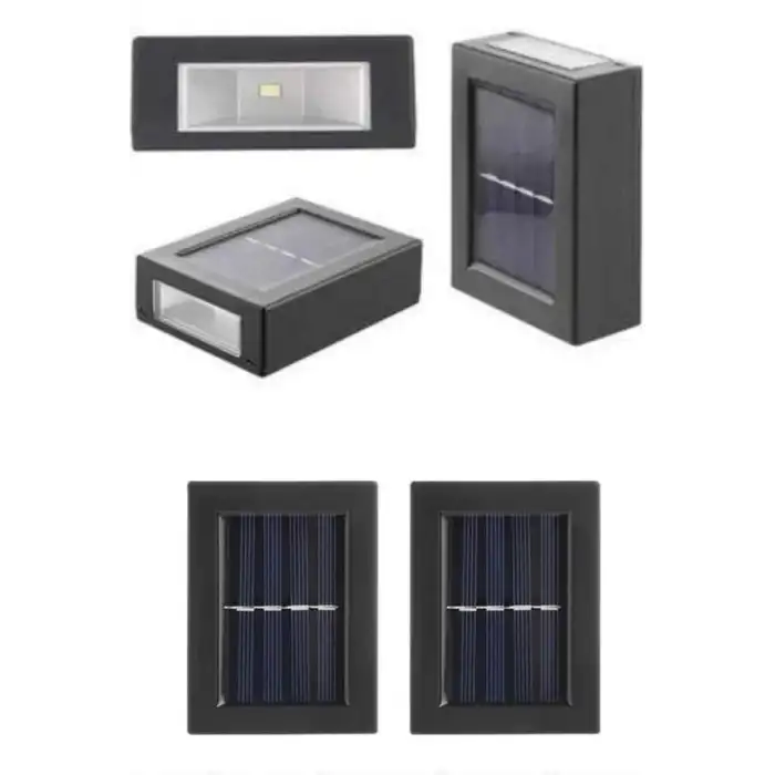 Solar Güneş Enerjili Çift Taraflı Duvar Lambası Çift Taraflı Duvar Lamba Güneş Enerjili