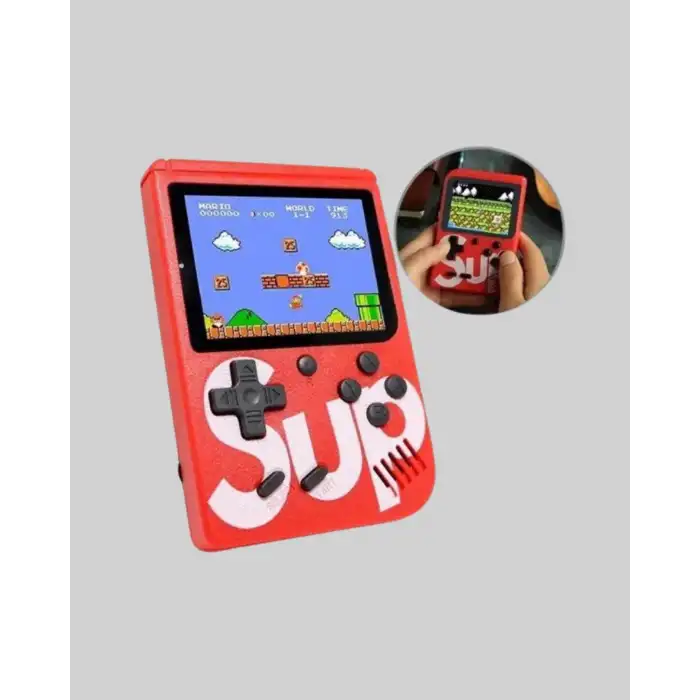 SUP Retro El Konsolu – 500 Oyun, 2 lu, 3 İnç Ekran, Taşınabilir Şarjlı Atari