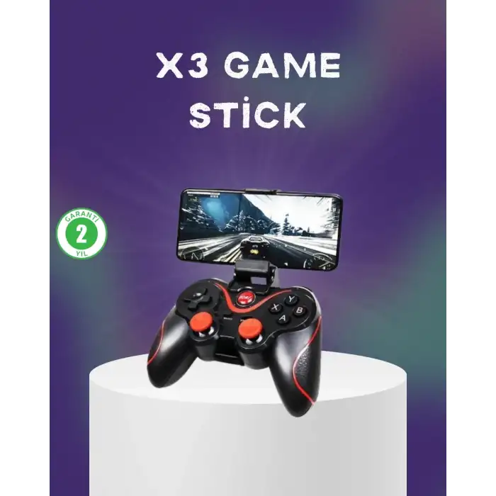 Telefon, Tablet ve PC İçin Çok Fonksiyonlu Bluetooth Gamepad