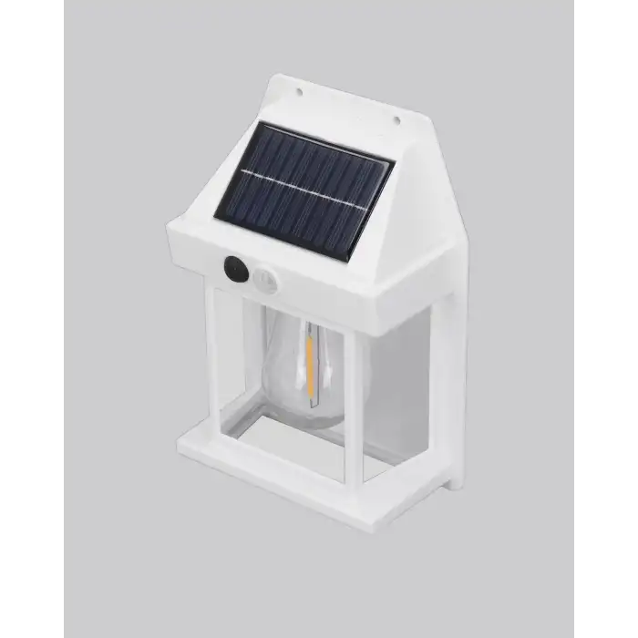 Üç Modlu Güneş Enerjili Duvar Lambası 1800mAh Bataryalı ve Hareket Sensörlü