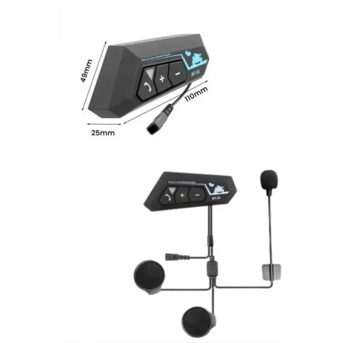 Yeni Nesil Dinleme Ve Konuşma Özellikli Intercom Kask Kulaklığı 5.0 Bluetooth
