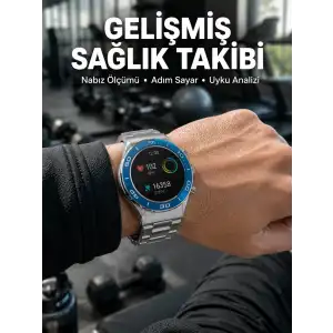 2025 Model Yuvarlak Ekran Android ve İOS Uyumlu GPS Takibi Yapabilen Akıllı Saat Yeni Nesil