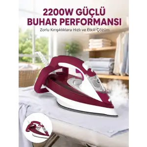 2200W Seramik Kaplama Es Tasarımı 360 Derece Dönebilir Kablosu