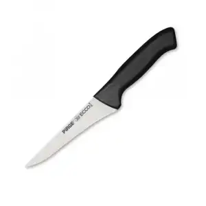38118 Ecco Kasap Et, Kemik Sıyırma Bıçağı 14,5 Cm - Siyah