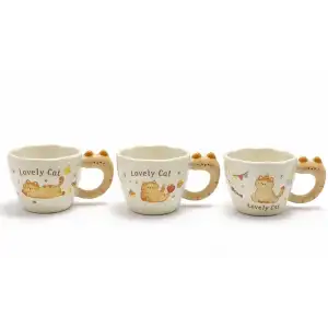 3d Kedi Figürlü Kupa Bardak Alk5036