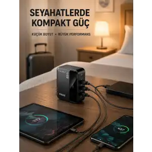 Akıllı Güç Dağılımlı 4 Girişli Şarj İstasyonu