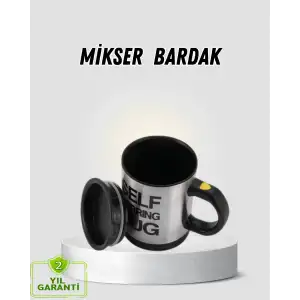 Akıllı Kendi Kendini Karıştıran Termal Kupa – Paslanmaz Çelik