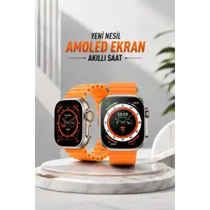 Akıllı Saat Android ve İOS Uyumlu 49 MM NFC Özelliği GPS Takibi