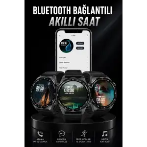 Akıllı Saat GPS VE NFC Özelliği Sesli Görüşme Dokunmstik Ekran