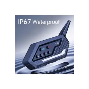Bt62 Motosiklet Kask Kulaklığı Bluetooth Intercom 2 Intercom Bağlantılı