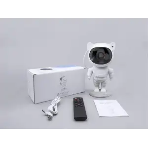 Çocuklara Özel Projeksiyon Astronot Lamba Speaker Sevimli
