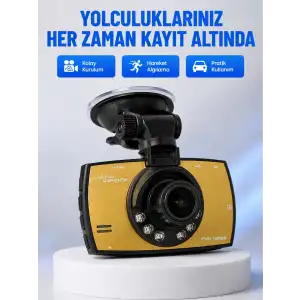 Full HD Araç Kamerası G Sensor Gece Görüşlü Dash Cam