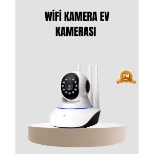 HD IP Kamera – Gece Görüşlü, Hareket Sensörlü, Mobil Takip ve Çift Yönlü Ses