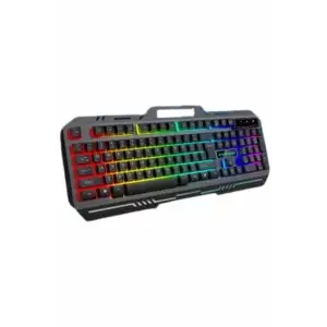Işıklı  Q Klavye Mouse Seti Siyah   Klavye
