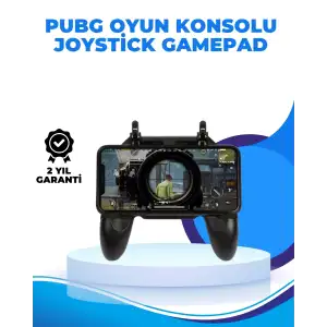 Joystickli ve Tetikleyicili PUBG Mobile Gamepad Oyun Kontrolcüsü