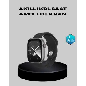 Kablosuz Şarjlı Akıllı Saat Bluetooth Arama Bildirim Destekli Uzun Pil Ömürlü