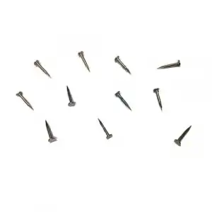 Klips, Menteşe, Ayağı Çivisi 9mm Çelik - Nikel 100gr