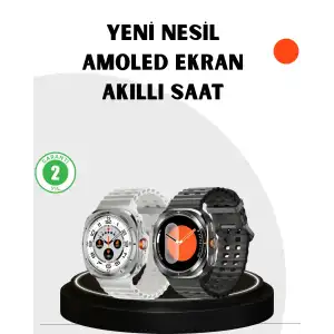 Modern Akıllı Saat Kablosuz Şarj Sosyal Medya Bildirimli