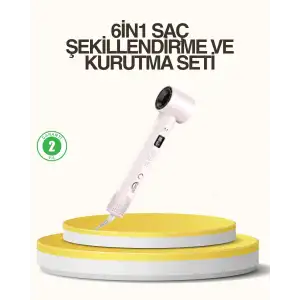 Motorlu LCD Ekranlı Saç Şekillendirme Seti
