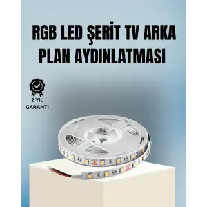 Müzikle Senkronize LED Şerit TV Aydınlatma