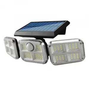 Sensörlü 3 Kademeli 120 Ledli Solar Lamba