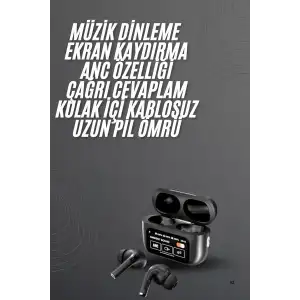 Yeni Nesil Pro Ekranlı Bluetooth Kulaklık 5.0 Bluetooth